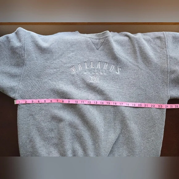 Vintage Gear For Sports Quad City Mallards Hockey Sweatshirt - Gray XXL - Picture 5 of 8